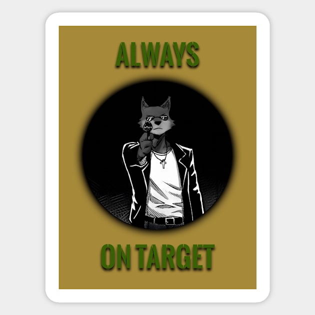 Gibson: Always on Target Sticker by 365 Infantry